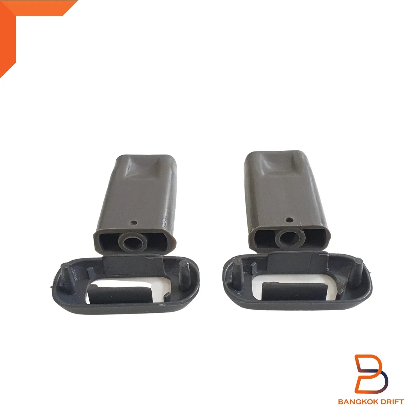Grey Door Lock Control Knob & Holder Trim for Toyota Hilux 4Runner (1984-1997)