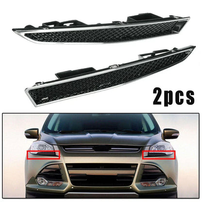 Decor Strip / 2 x / Headlight Mini Grille Bracket for Ford Maverick Escape