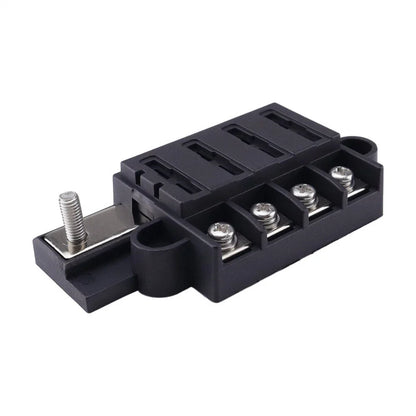 4-Way 12V-32V Car Electrical Fuse Box Circuit Breaker Blade Fuse Kit (N/A)