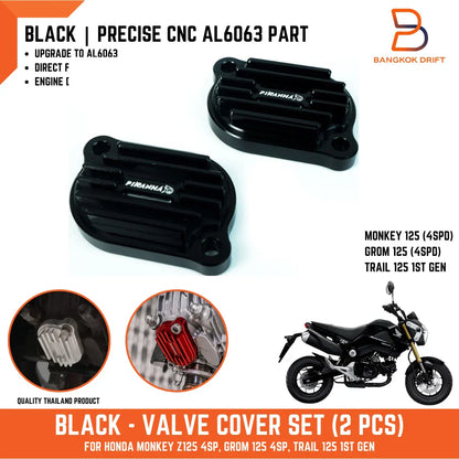 Black Valve Cover Guard Trim for Honda MSX125 Grom 125 (2013-2023)