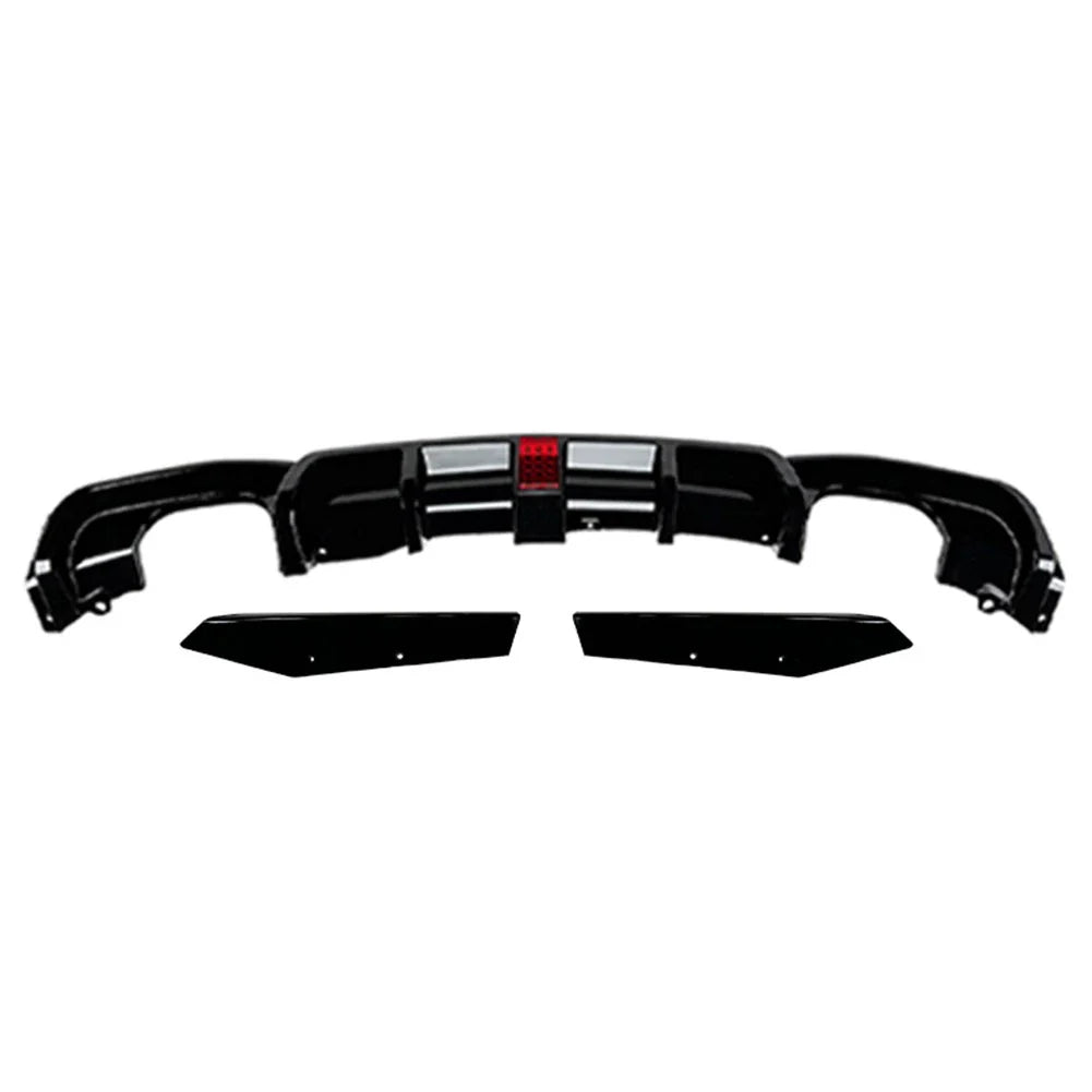 3PCS Rear Bumper Splitter Spoiler Lip for BMW 3-Series F30 F31 F35 M-Sport (12-19)