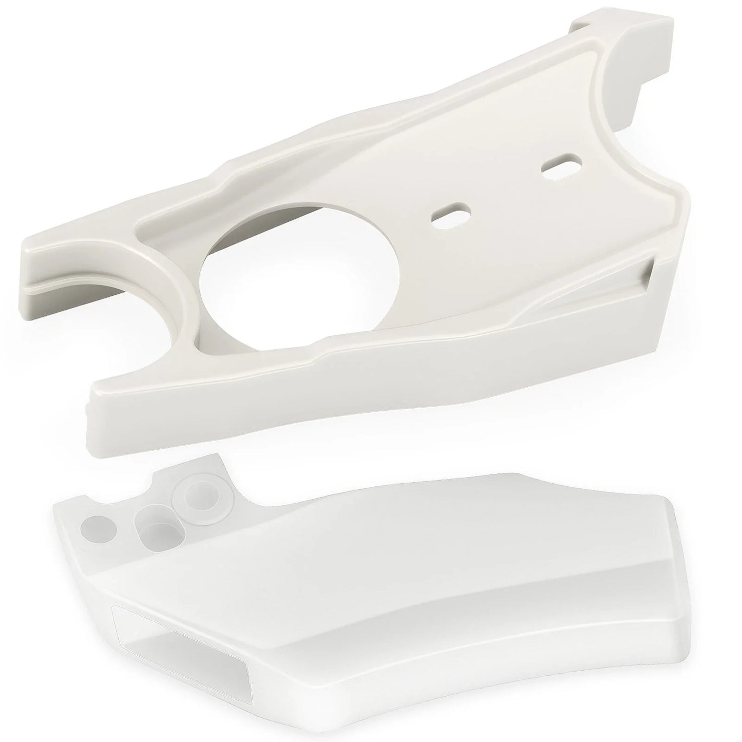 Swing Arm Guard Seal w/ Chain Guide for Yamaha YZ125 YZ250 YZ490 (1986–1990)