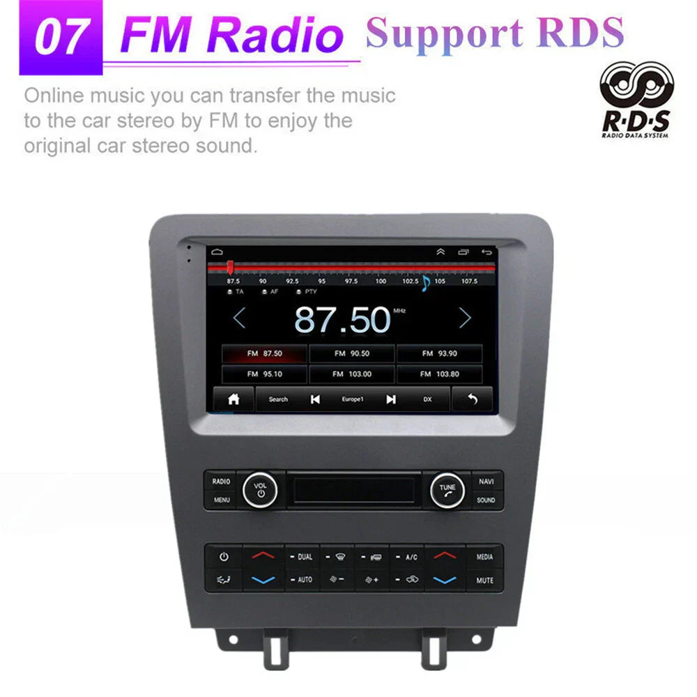 9" Stereo Radio GPS Navigation for Ford Mustang (2010-2014)
