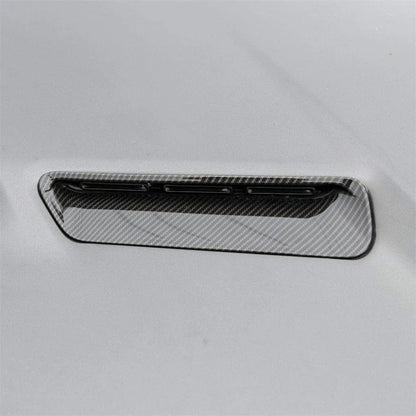 Carbon Fiber Engine Hood Air Vent Cover Trim for Challenger (2015-2022)