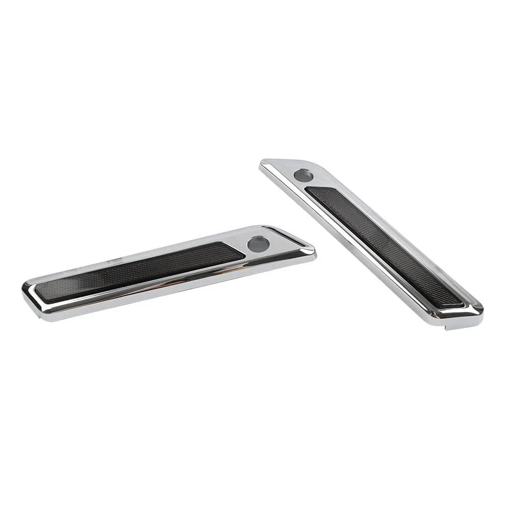 Saddle Bag Hinge Latch Covers for Harley Touring Electra Glide Road King (14-23)