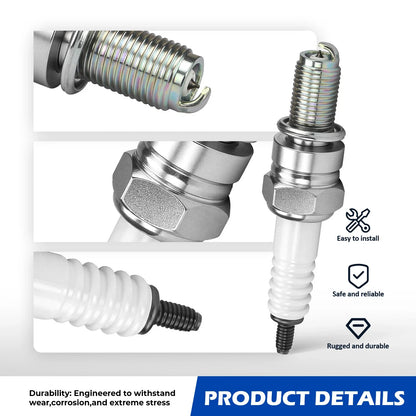 Ignition Coils & Iridium Spark Plugs 4x for Kawasaki ZX-6R