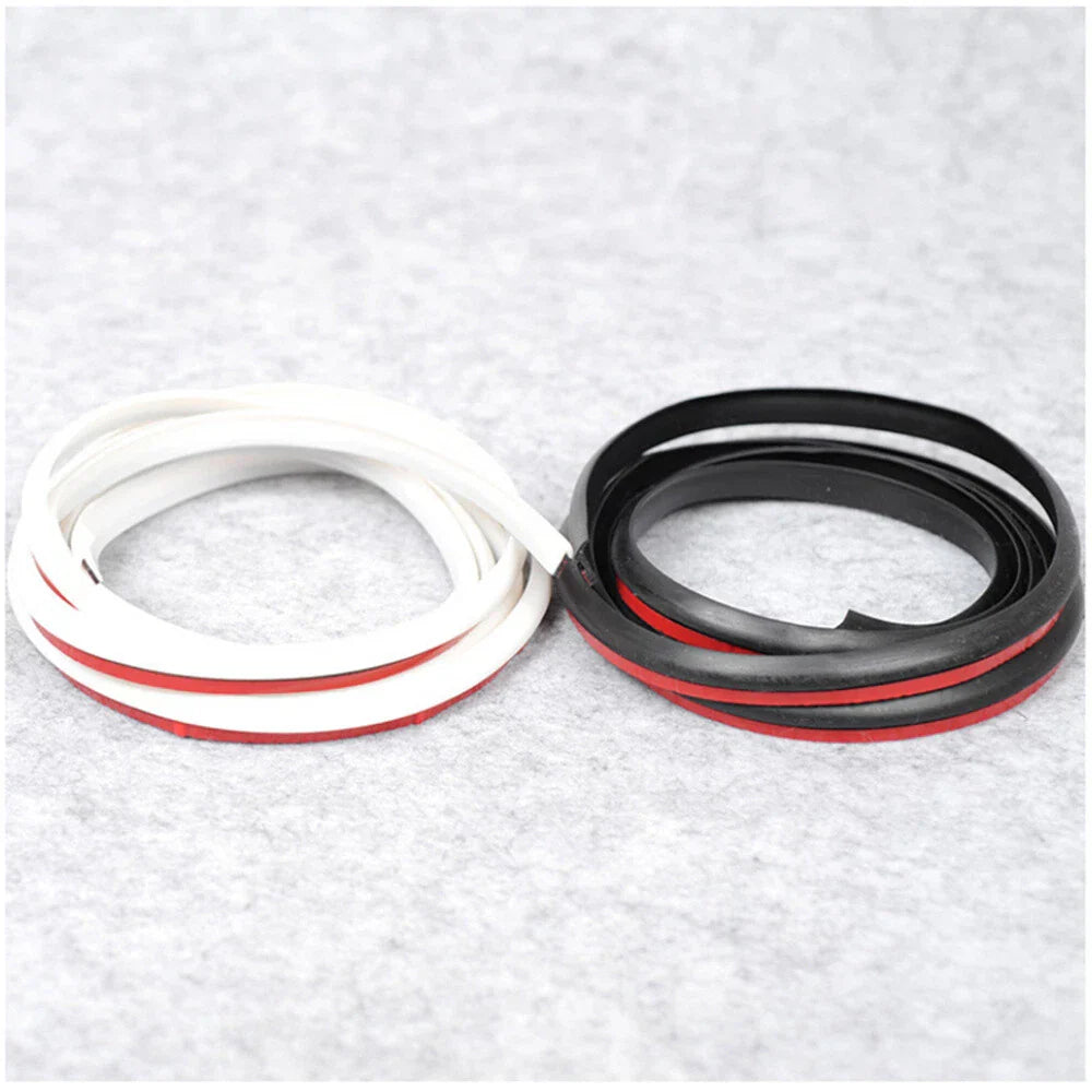Rubber Seal Strip Weatherstrip for Car Bumper Fender Trim Black 5M