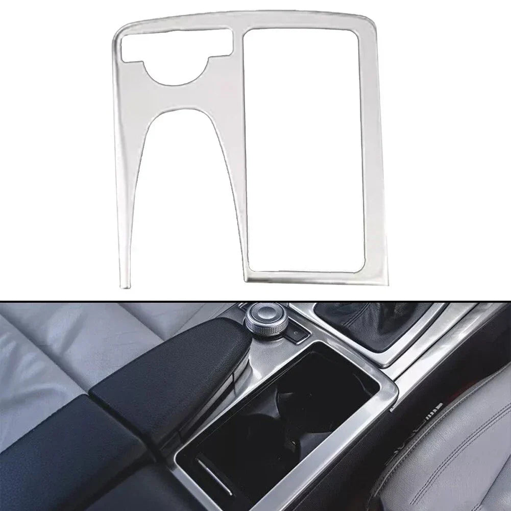 Cup Holder Trim / Stainless Steel for Mercedes W207 C207 (2010–2017)