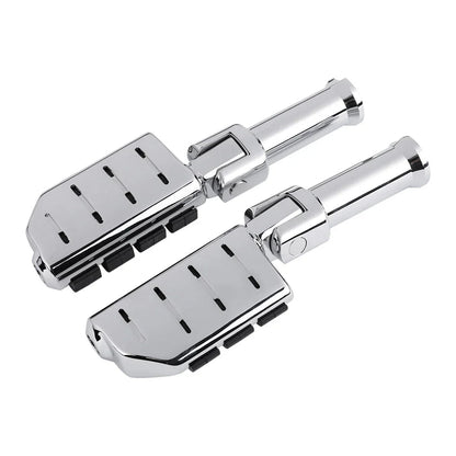 Chrome Passenger Footpegs Bracket for Harley Softail Low Rider (2018-2025)