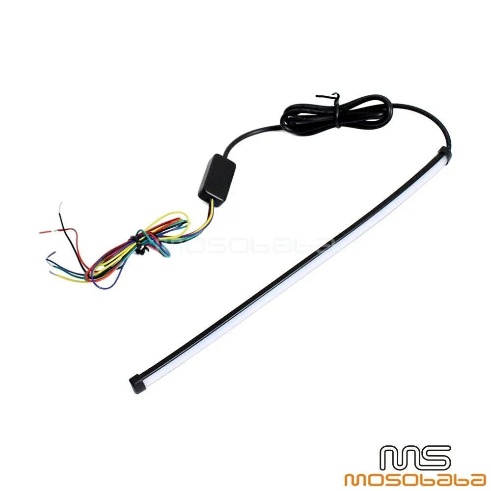 LED Tail Light Strip Tubes for Motorcycle ATV Moped Scooter Snowmobile