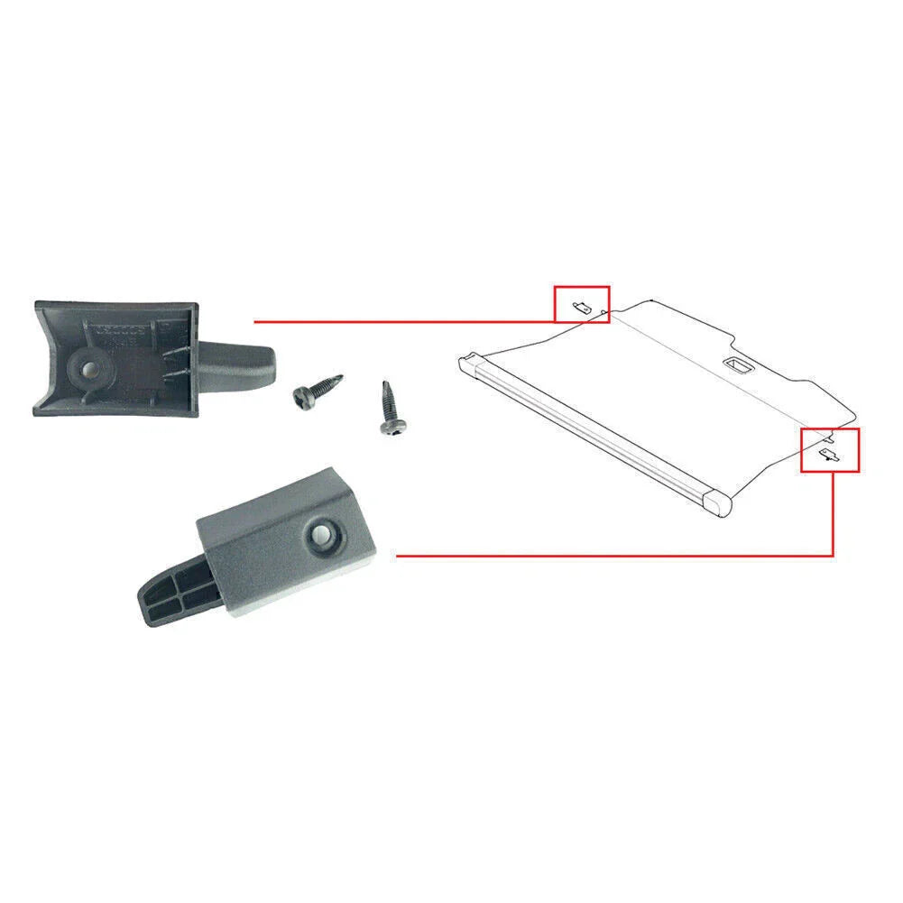 ABS Loadspace Cover Catch Set for Land Rover Range Rover Sport, Freelander 2