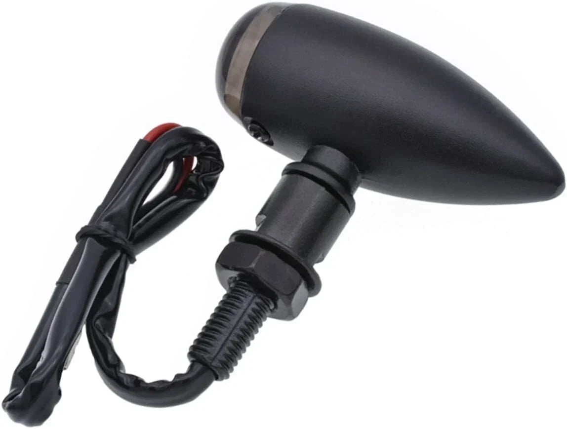 Bullet Shaped Metal Turn Signal Lights for Motorcycle (Mini)