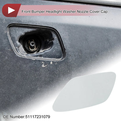 Bumper Trim Nozzle Cover for BMW Z4 Silver (2009-2016)