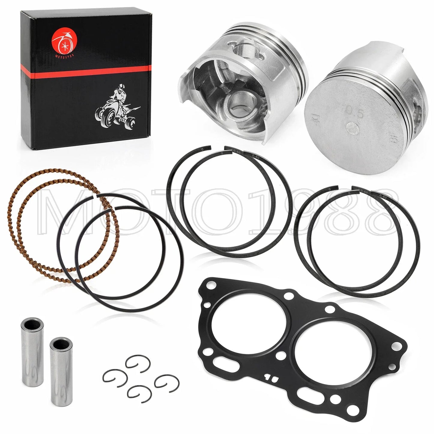 Oversize Bore 0.5mm Piston Ring Gasket Kit for EZGO GolfCart Robin (1991–2008)