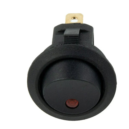SPST Switch / 12V 10A / Rocker Red LED Light Fittings for Car Boat