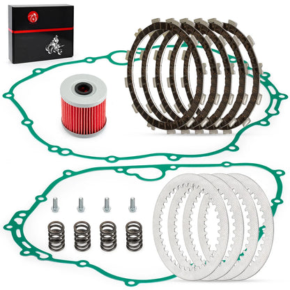 Clutch Friction Plates And Gasket Kit for Kawasaki Bayou KLF300 (2000–2006)