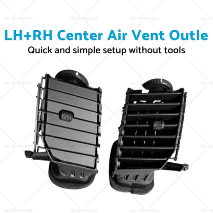 LH & RH Center Air Vent Outlets for Toyota Hilux Ute MK6 MK7 Vigo (2005-2014)