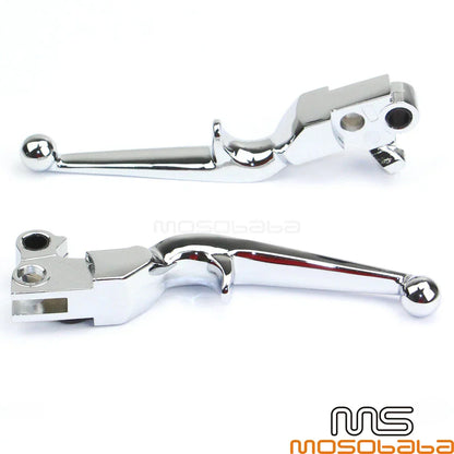 Chrome Hand Lever Clutch Brake Lever for Harley Softail FLSTSC FLSTF FLSTN FXSTC (2000-2017)