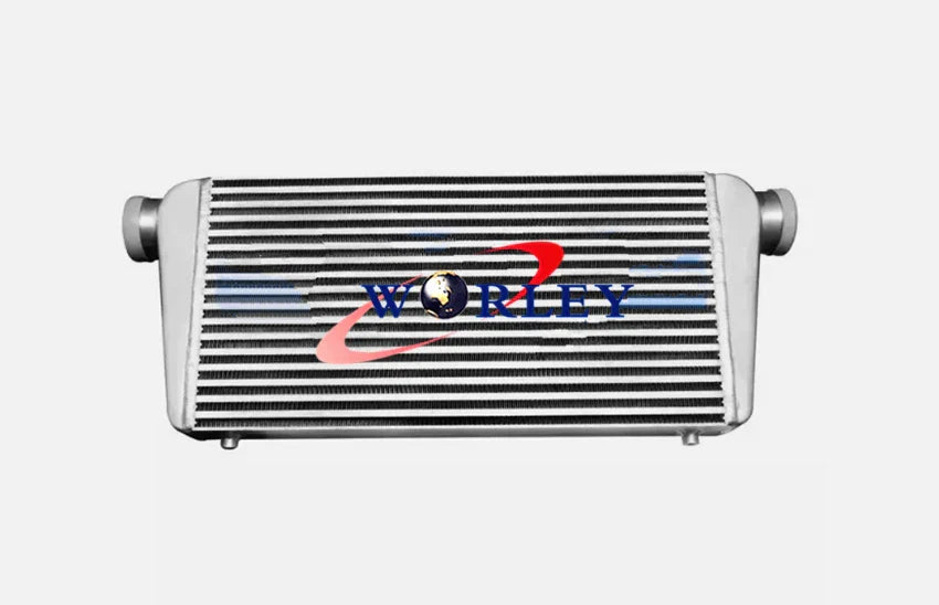 600x300x90mm Polished Aluminium Intercooler