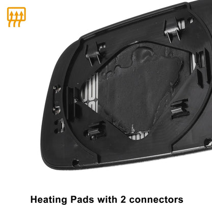 White Heated Mirror Glass for Honda CR-V (2007-2016) - Left & Right Pair