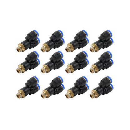 12pcs G1/8��� Y Air Valve Fitting Connector for Tire Changer