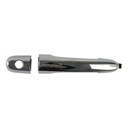 Door Handle Front Left Driver for Kia Sorento Outside Silver With Trim
