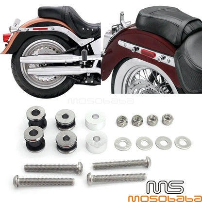 Detachable Sissy Bar Docking Hardware for Harley FLSTC FXSTSB FXSTS FXSTC FLSTF (2005-2017)