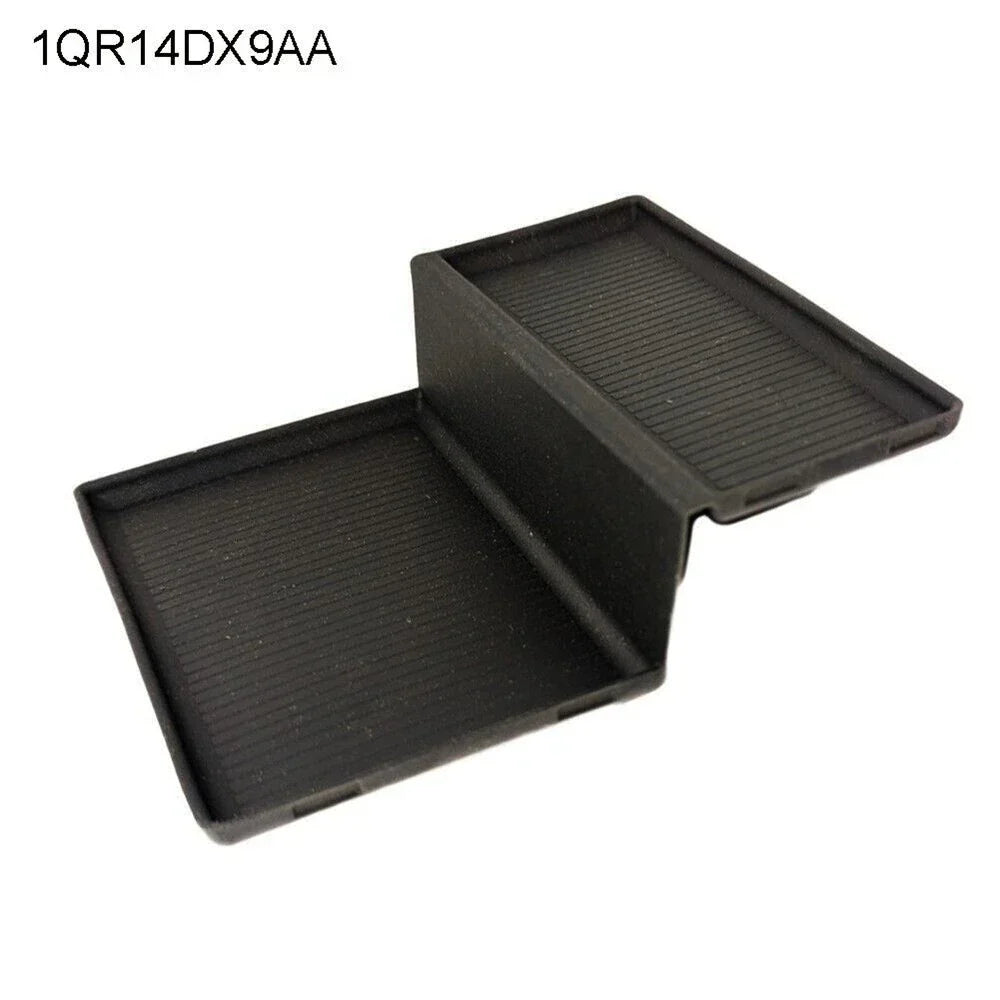 Black Rubber Mat Insert Center Console for Dodge Ram 2500 3500 (2010-2015)