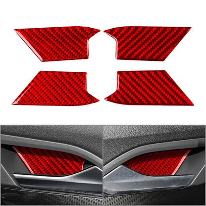 4 Pcs Interior Door Handle Bowl Cover Trim for Volkswagen Golf MK8 (2021-2023)