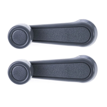 2pc L/R Window Crank Grey for Toyota Landcruiser Hilux