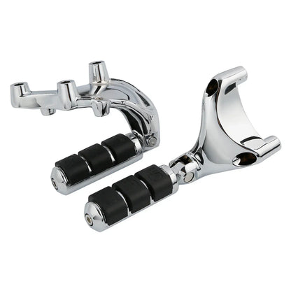 Chrome Passenger Footpeg Mount Bracket for Harley Sportster (2014-2022)