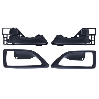 Door Handle Inner+Trim 4x Black Front Left+Right for Isuzu N-Series (2009–2024)
