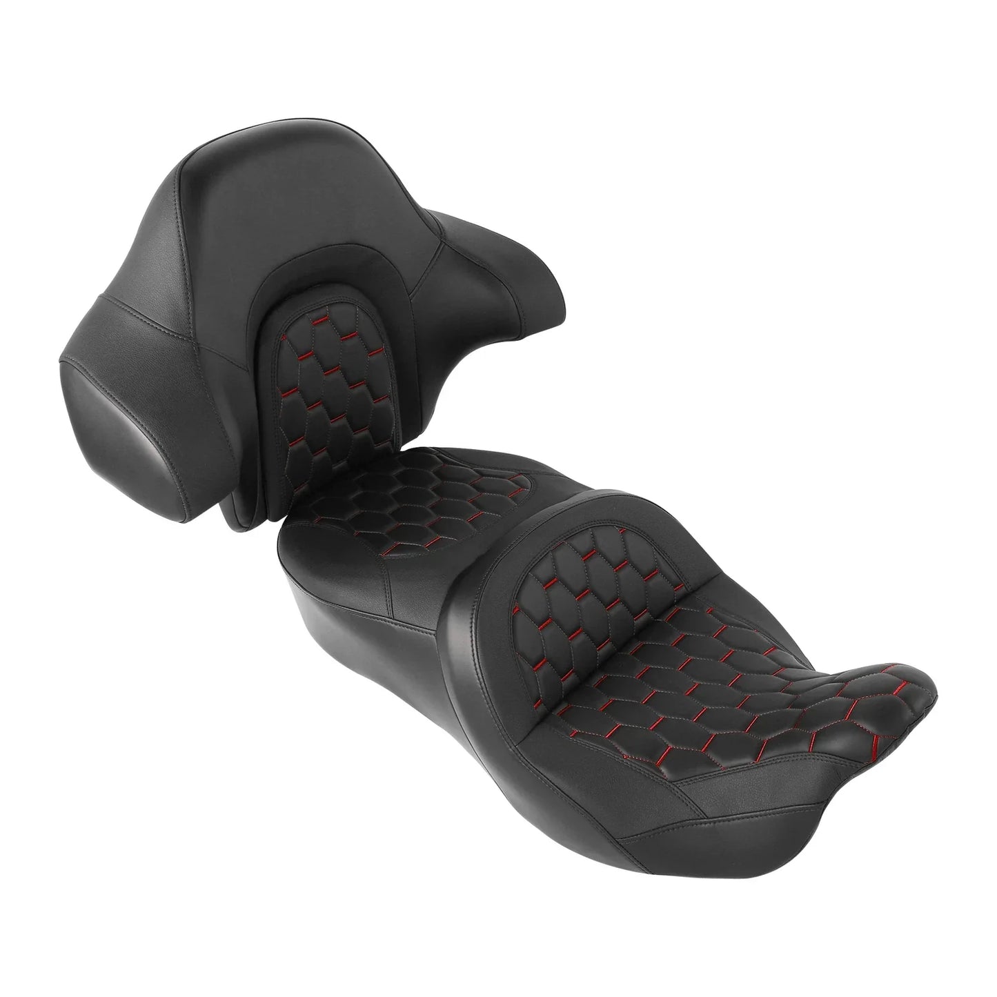 Driver Passenger Gel Seat Backrest for Harley Street Road Glide (2014-2023)