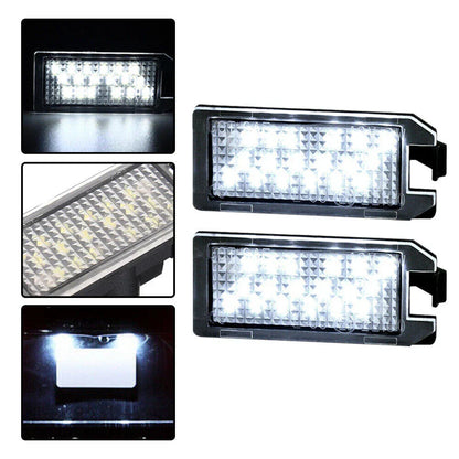 LED License Plate Lamps for Jeep Grand Cherokee, Compass, Patriot, Fiat 500, Dodge (2005-2023)