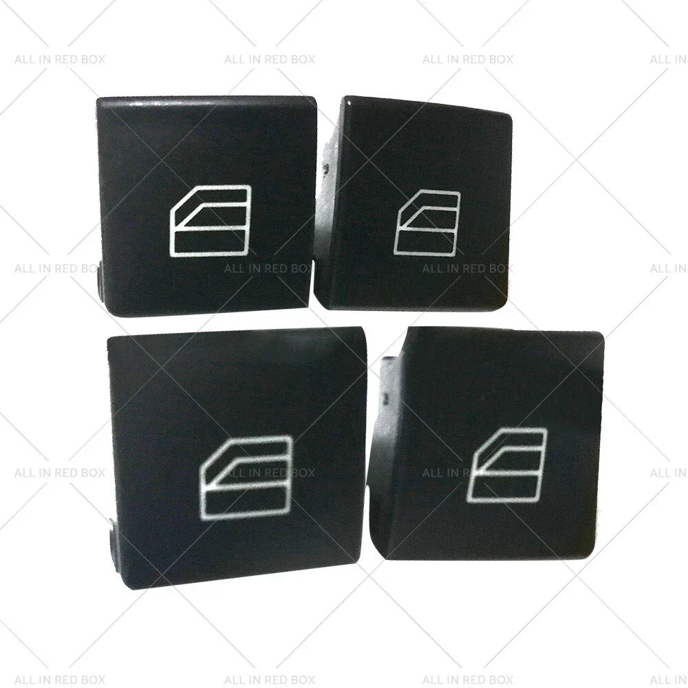 4PCS Driver Window Switch Button Covers for Mercedes Benz ML W164 W212