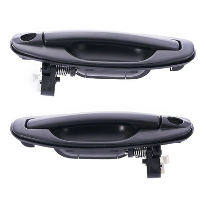 2 x Front Right & Left Outer Door Handle Black for Hyundai Santa Fe SM (2000–2005)
