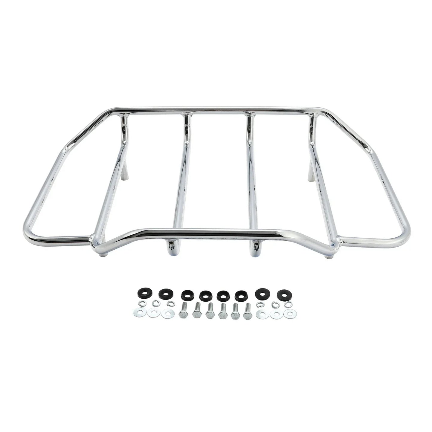 Chrome Luggage Top Rack for Harley Touring Road Glide FLHR FLHX (1984-2024)