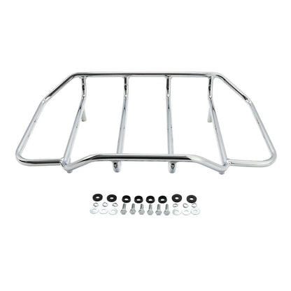 Chrome Luggage Top Rack for Harley Touring Road Glide FLHR FLHX (1984-2024)