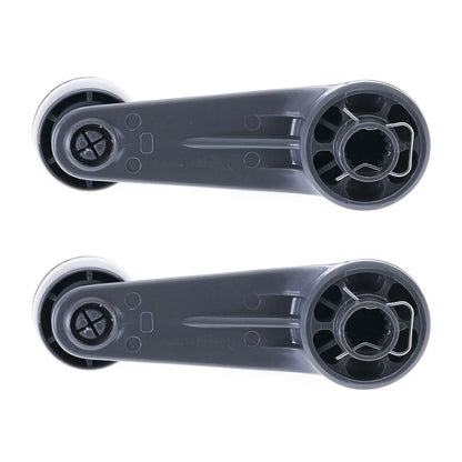 2pc L/R Window Crank Grey for Toyota Landcruiser Hilux
