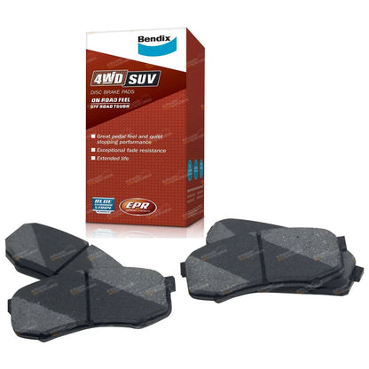 2 x Rear Drilled Slotted Rotors Pads for Toyota FJ80 (1989–1999)