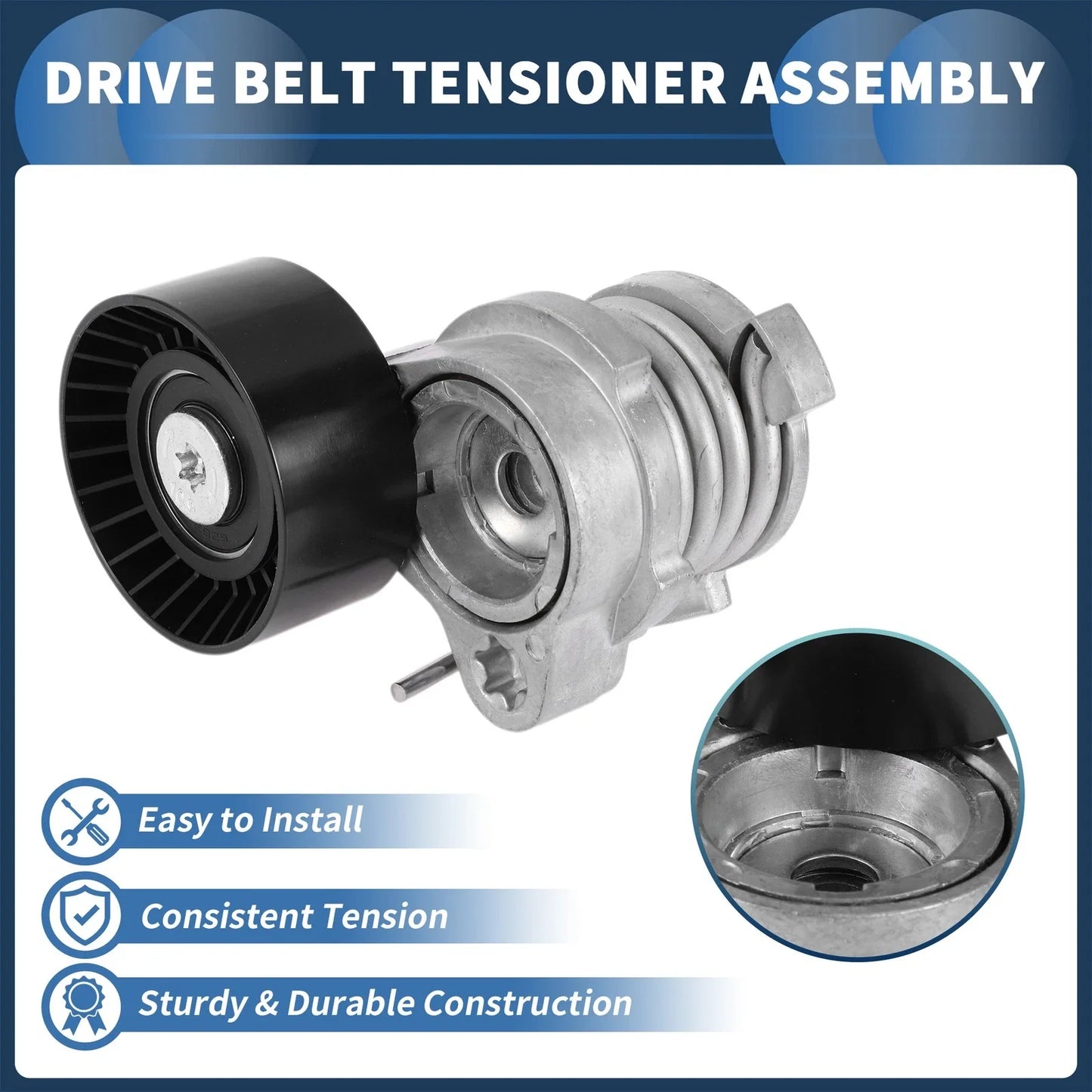 Belt Tensioner for BMW X5 (2006 - 2010) Metal 1 Pc