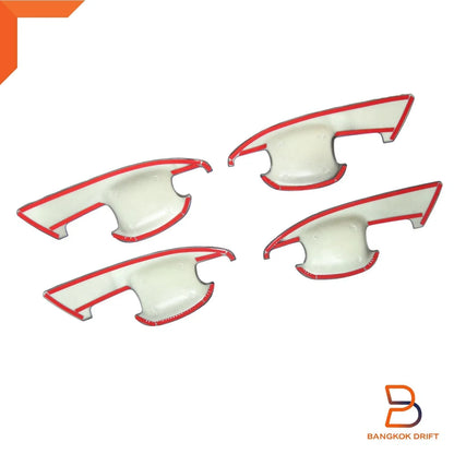 Matte Black Door Handle Insert Bowl Trim for Holden Colorado Ute (2012-2022)