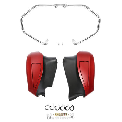 Engine Crash Lower Vented Fairings for Indian Chieftain Roadmaster (2014-2023)