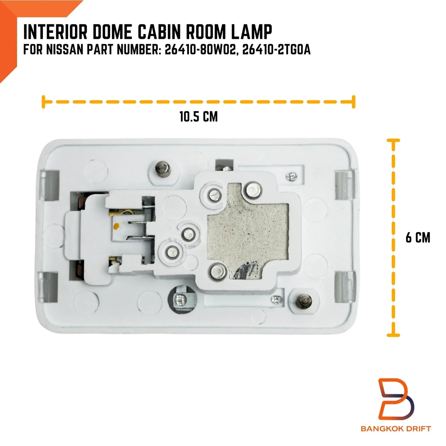 Dome Light Lamp for Nissan Navara D21 D22 King Cab Datsun 720 (1997-2006)