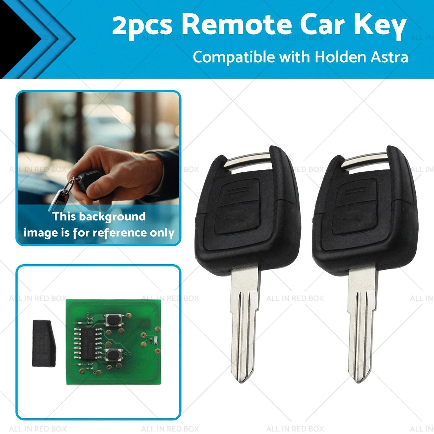 Remote Key for Holden Astra TS (1998-2004) 433MHz ID40 2 Buttons
