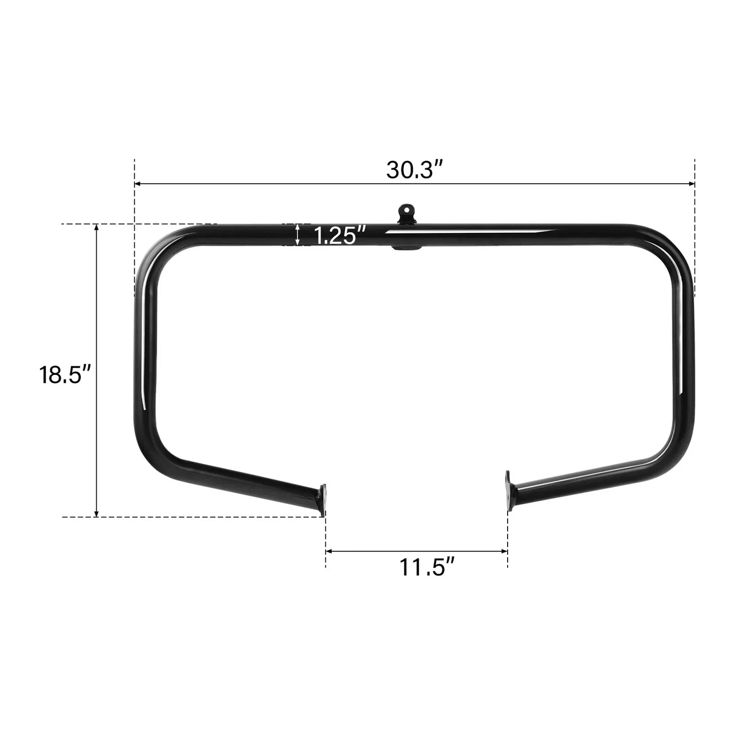 Lower Vented Fairings Engine Guard Crash Bar for Harley Road King (2009-2013)