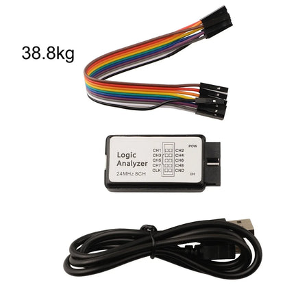 USB Logic Analyzer 24M 8-Channel for Microcontroller Debugging Tool