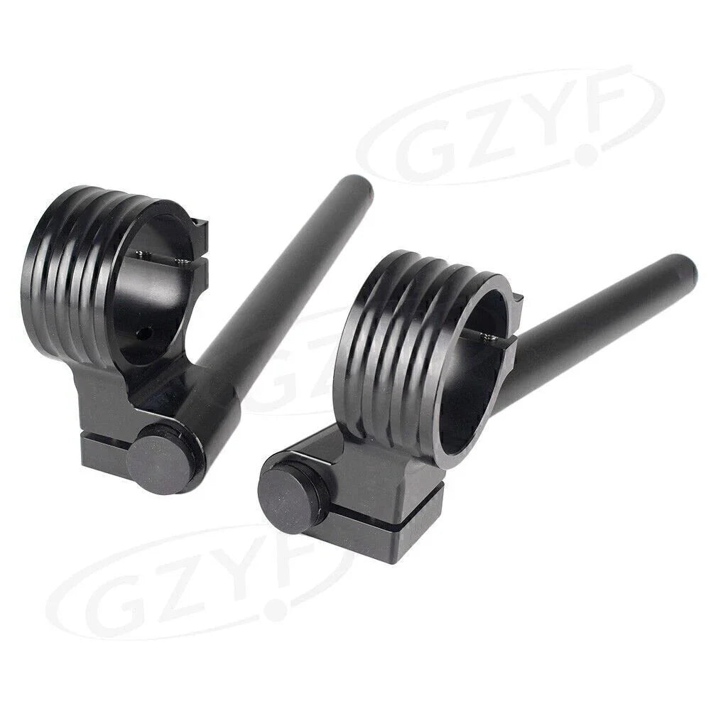 45mm Clip On Handlebar Fork Tubes for Universal Motorcycle - 3 Colors