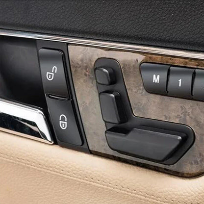 4 x Door Unlock Lock Button Covers for Mercedes W204 C-Class, W212 E-Class