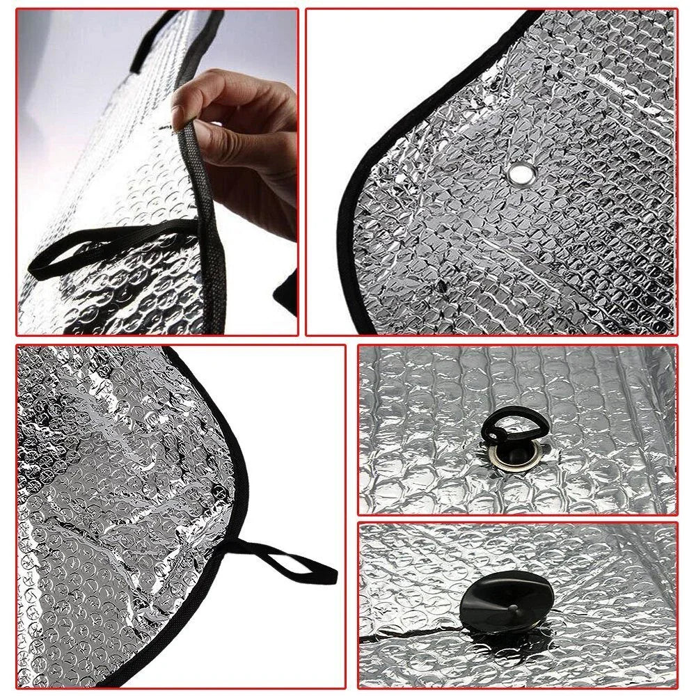 Foldable Universal Windshield Sun Visor Cover UV Block Heat Reflector